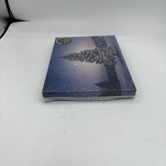 Oak Street Picture Art Canvas Light up 8.25"x 5.875" Christmas Tree Night B4 - Picture 8 of 10